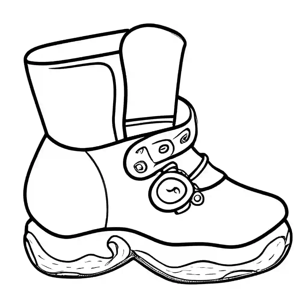 Elf Shoes coloring pages
